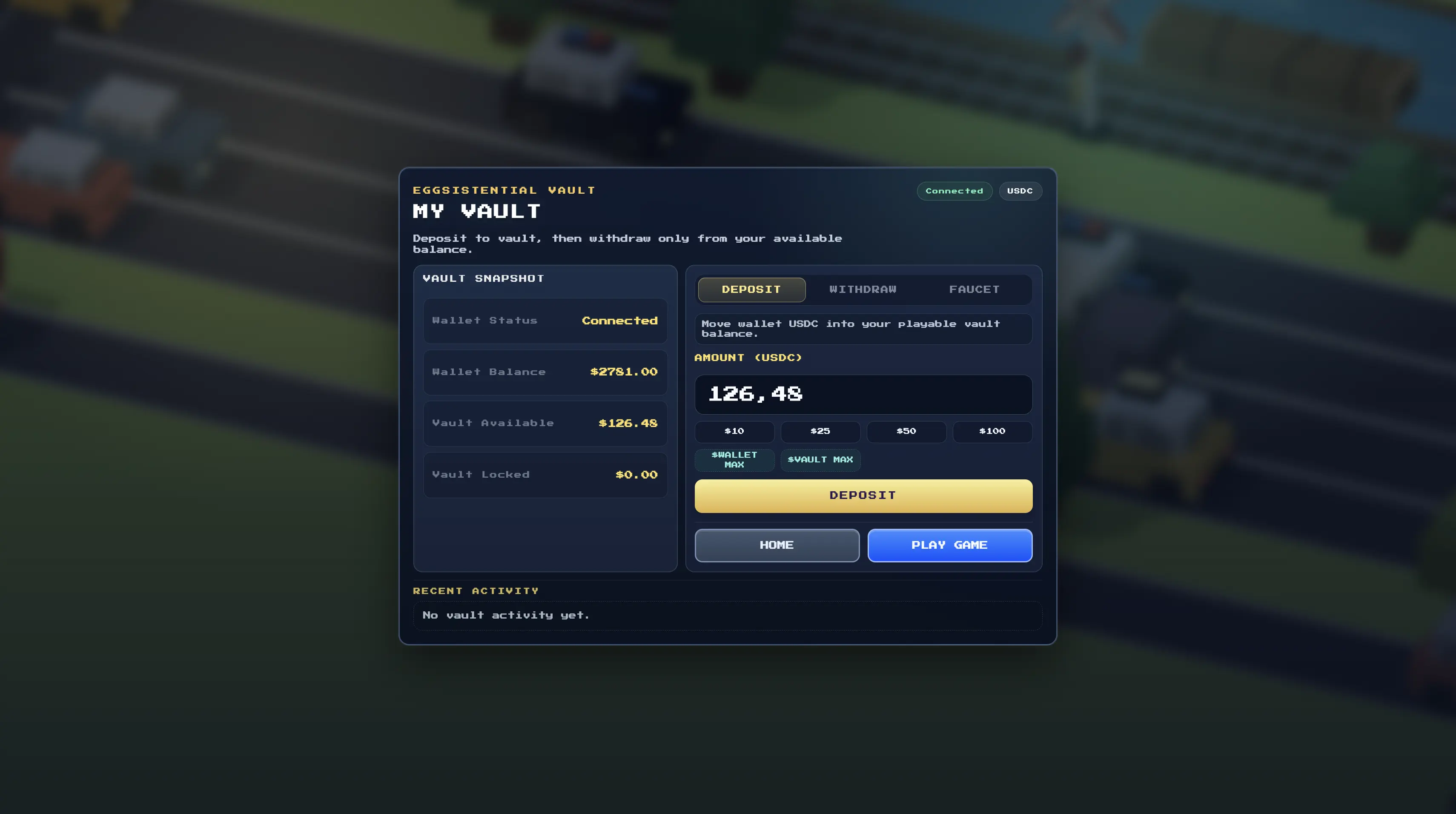 PASSCHICK wallet flow preview